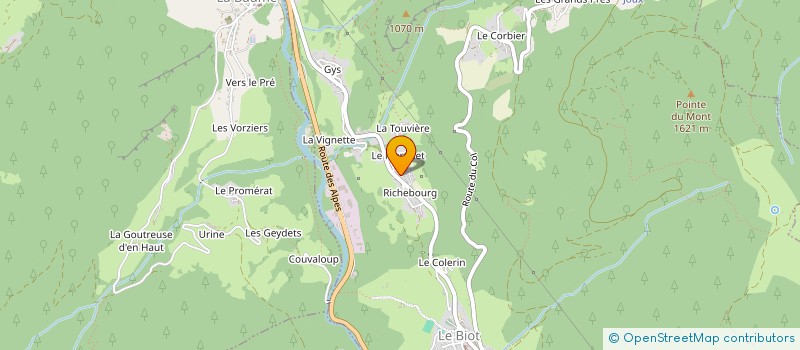 localisation de l'entreprise MONSIEUR MAURICE ROSSET à LE BIOT