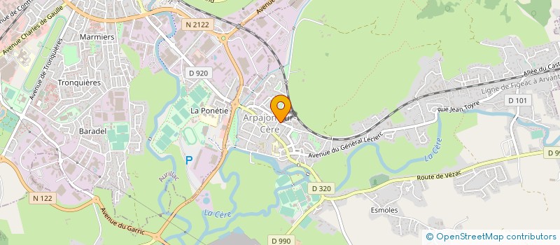 localisation de l'entreprise MONSIEUR MAURICE ROUCHET à ARPAJON-SUR-CERE