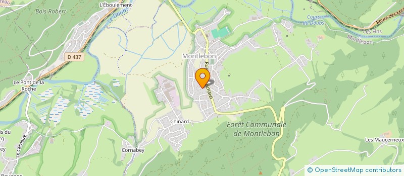 localisation de l'entreprise MONSIEUR MAURICE ROUGNON GLASSON à MONTLEBON