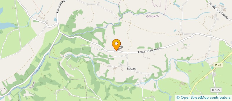 localisation de l'entreprise MONSIEUR MAURICE ROUQUETTE  GOUTRENS