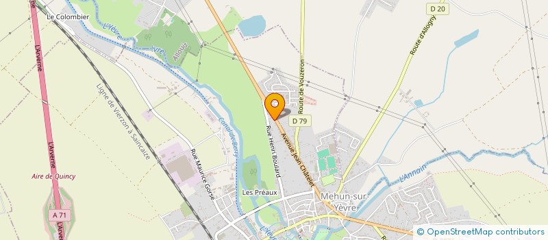 localisation de l'entreprise MONSIEUR MAURICE ROUSSEAU  MEHUN-SUR-YEVRE