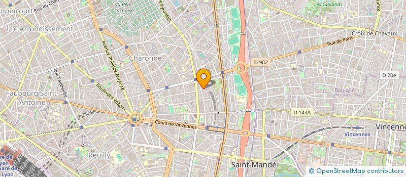 localisation de l'entreprise MONSIEUR MAURICE ROUSSET à PARIS
