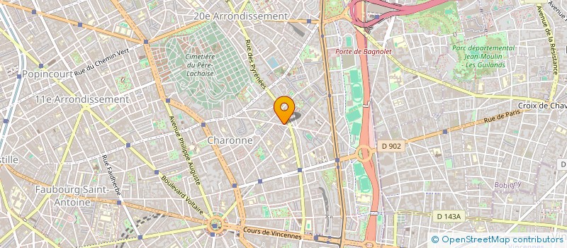 localisation de l'entreprise MONSIEUR MAURICE ROUSTEAU  PARIS