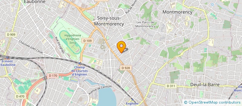 localisation de l'entreprise MONSIEUR MAURICE ROY  SOISY-SOUS-MONTMORENCY