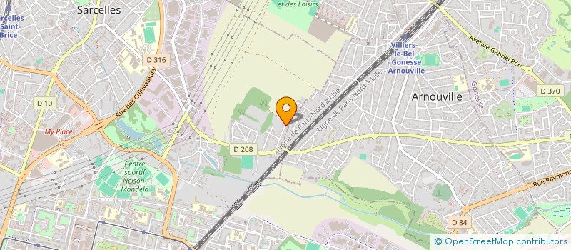 localisation de l'entreprise MONSIEUR MAURICE SABBAH  SARCELLES