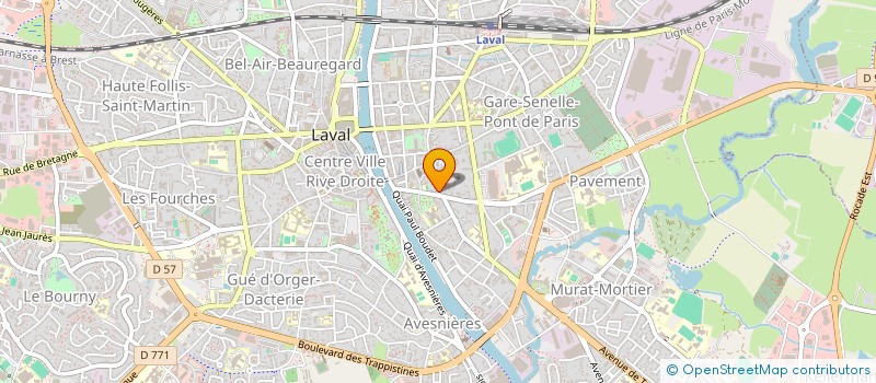 localisation de l'entreprise MONSIEUR MAURICE SABLE à LAVAL