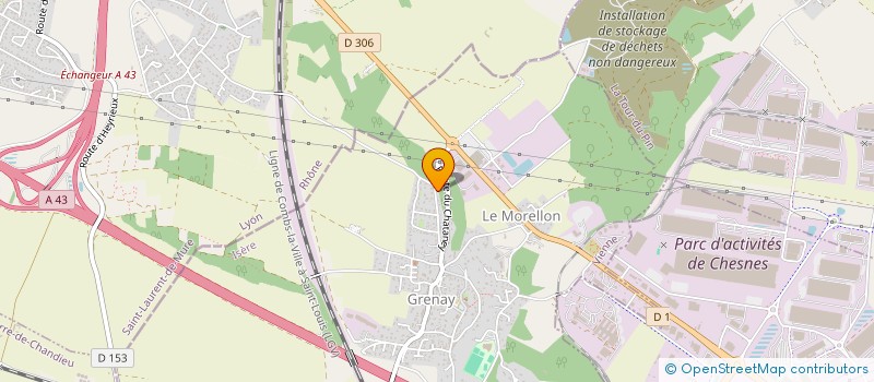 localisation de l'entreprise MONSIEUR MAURICE SAEZ  GRENAY