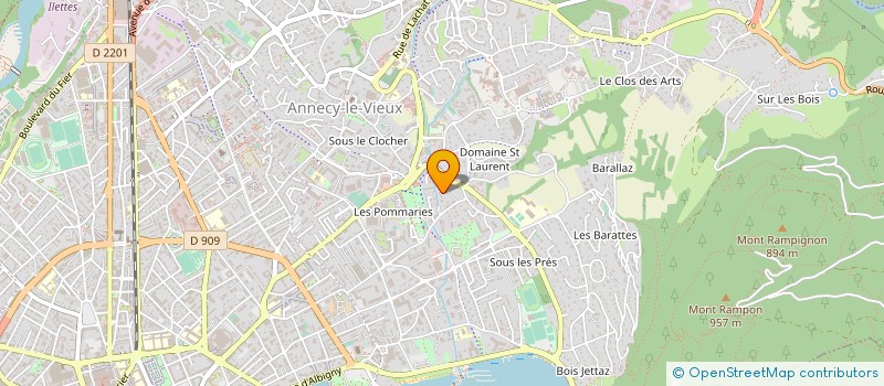 localisation de l'entreprise MONSIEUR MAURICE SAGE à ANNECY