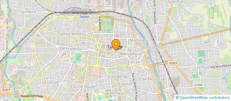 localisation de l'entreprise MONSIEUR MAURICE SAINT-MARTIN  TARBES