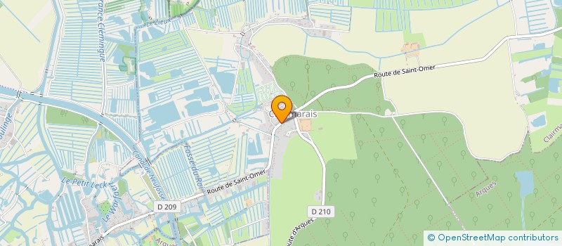 localisation de l'entreprise MONSIEUR MAURICE SANTRAIN  CLAIRMARAIS