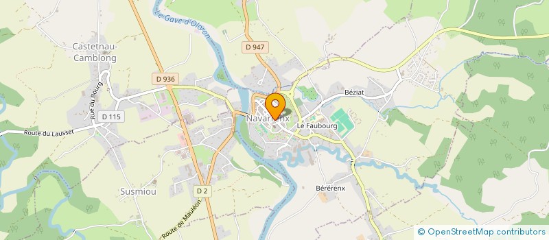 localisation de l'entreprise MONSIEUR MAURICE SARRAT à NAVARRENX