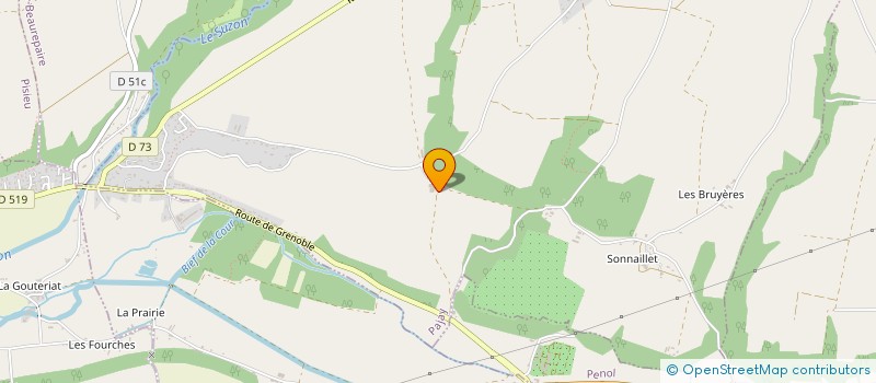 localisation de l'entreprise MONSIEUR MAURICE SAVOYAT  PAJAY