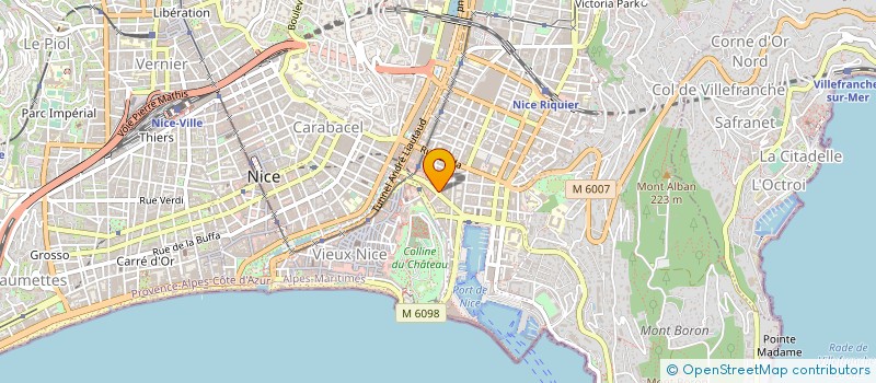 localisation de l'entreprise MONSIEUR MAURICE SCARCELLA à NICE