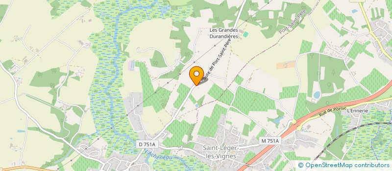 localisation de l'entreprise MONSIEUR MAURICE SCHARTIER  PORT-SAINT-PERE