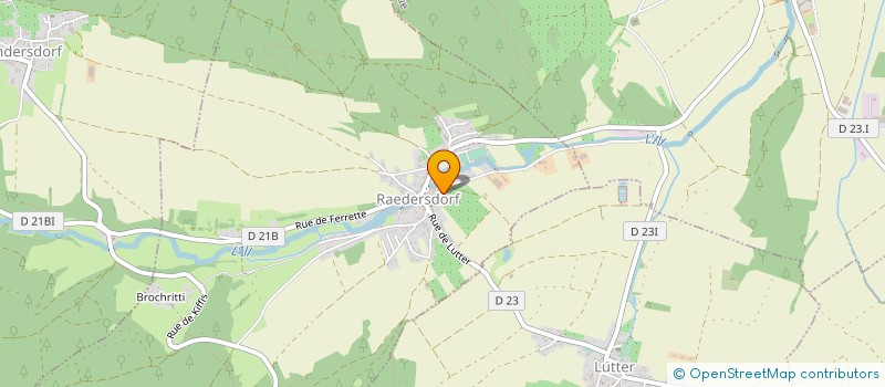 localisation de l'entreprise MONSIEUR MAURICE SCHMIDLIN  RAEDERSDORF