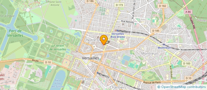 localisation de l'entreprise MONSIEUR MAURICE SEBAN à VERSAILLES