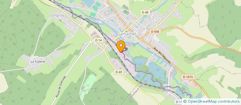 localisation de l'entreprise MONSIEUR MAURICE SEGARD  LONGROY