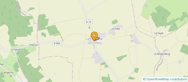 localisation de l'entreprise MONSIEUR MAURICE SENICOURT  LA CHAPELLE-SUR-CHEZY