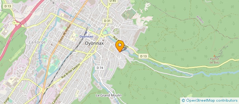 localisation de l'entreprise MONSIEUR MAURICE SEUTIN à OYONNAX
