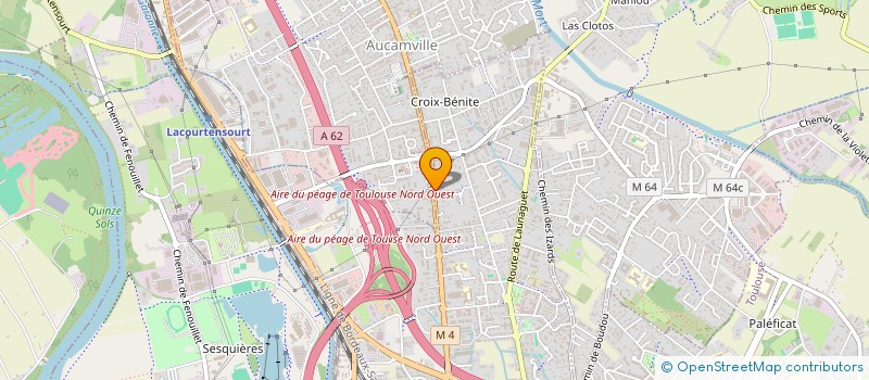 localisation de l'entreprise MONSIEUR MAURICE SILVA CHAGAS  TOULOUSE