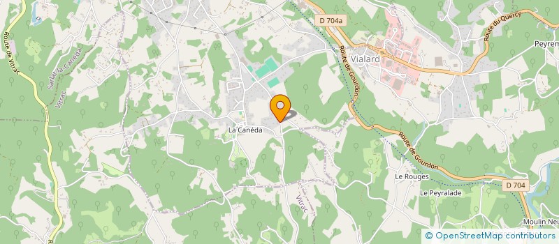 localisation de l'entreprise MONSIEUR MAURICE SIRIEIX  MARCILLAC-SAINT-QUENTIN