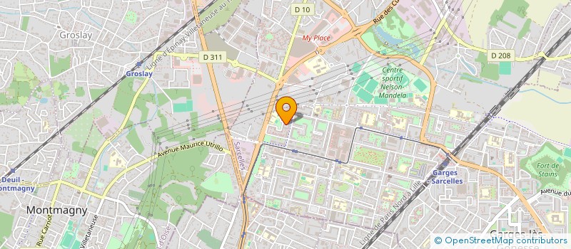 localisation de l'entreprise MONSIEUR MAURICE SMADJA à SARCELLES