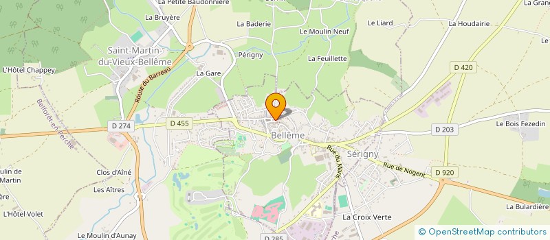 localisation de l'entreprise MONSIEUR MAURICE SMADJA à BELLEME