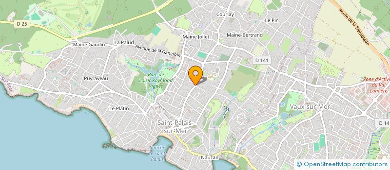 localisation de l'entreprise MONSIEUR MAURICE SORIN à SAINT-PALAIS-SUR-MER
