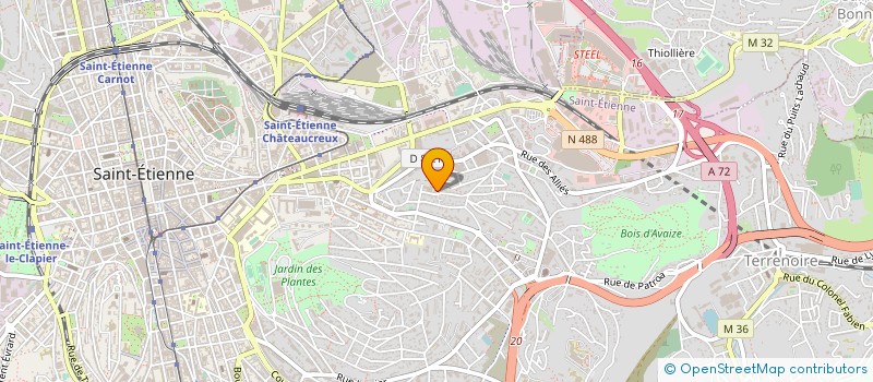 localisation de l'entreprise MONSIEUR MAURICE SPADAVECCHIA à SAINT-ETIENNE