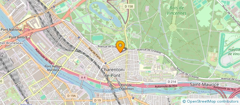 localisation de l'entreprise MONSIEUR MAURICE STEIN à CHARENTON-LE-PONT