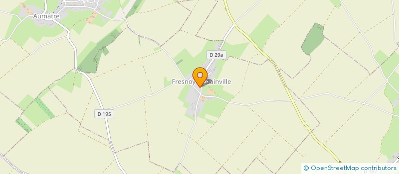 localisation de l'entreprise MONSIEUR MAURICE SUEUR  FRESNOY-ANDAINVILLE