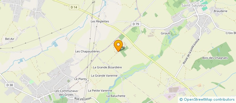 localisation de l'entreprise MONSIEUR MAURICE TARTARIN  SENILLE-SAINT-SAUVEUR