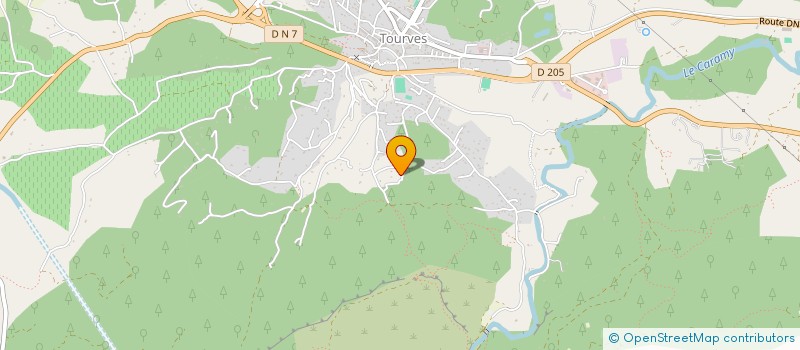localisation de l'entreprise MONSIEUR MAURICE TAVERA à BRIGNOLES