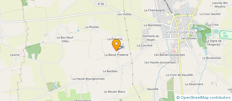 localisation de l'entreprise MONSIEUR MAURICE TESSIER à LA DOMINELAIS