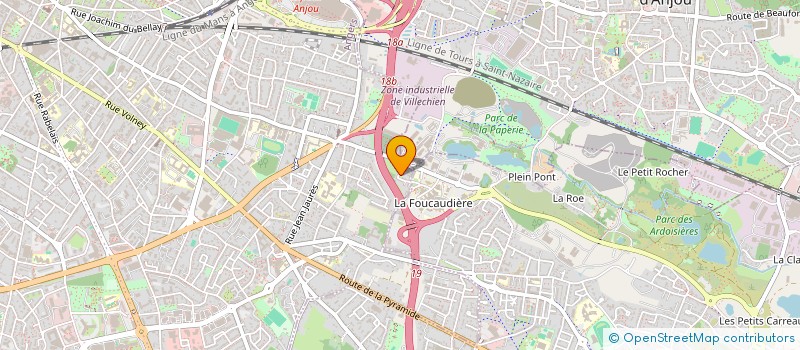 localisation de l'entreprise MONSIEUR MAURICE THERIN à ANGERS