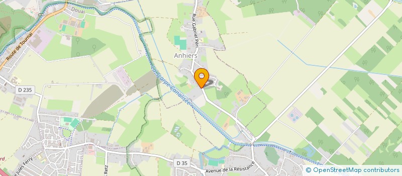 localisation de l'entreprise MONSIEUR MAURICE THERY  ANHIERS