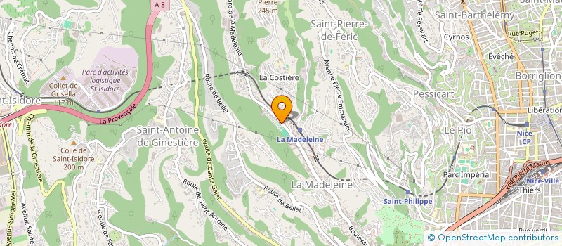 localisation de l'entreprise MONSIEUR MAURICE THOMASSIAN à NICE
