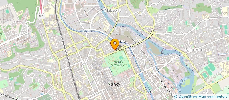 localisation de l'entreprise MONSIEUR MAURICE THOURON  NANCY