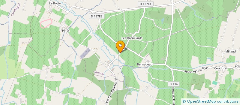 localisation de l'entreprise MONSIEUR MAURICE TILICKI  GENERAC