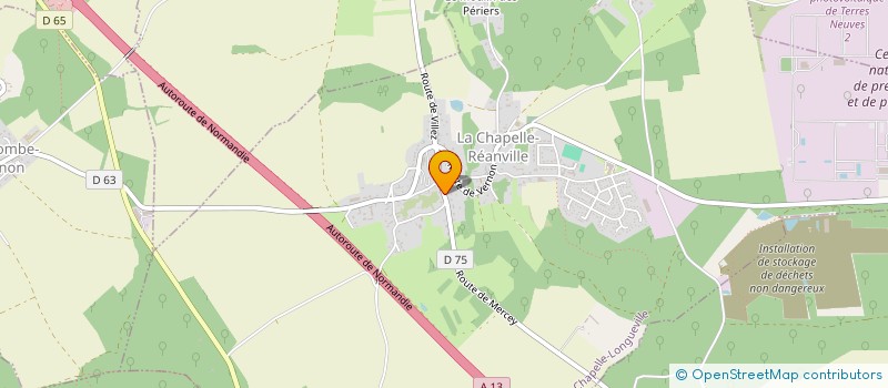 localisation de l'entreprise MONSIEUR MAURICE TOUTIN  LA CHAPELLE-LONGUEVILLE