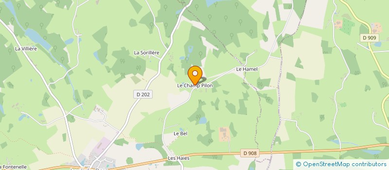 localisation de l'entreprise MONSIEUR MAURICE TOUZO à JOUE-DU-BOIS