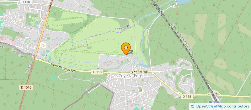 localisation de l'entreprise MONSIEUR MAURICE TRANIER  COYE-LA-FORET