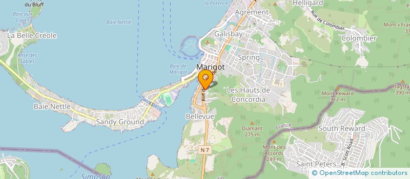 localisation de l'entreprise MONSIEUR MAURICE TRENE  SAINT MARTIN