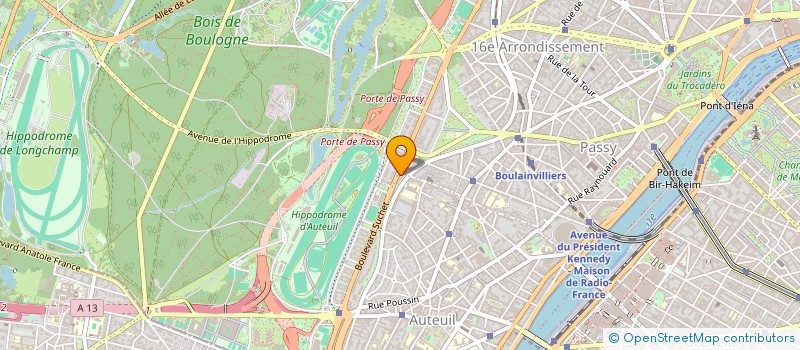 localisation de l'entreprise MONSIEUR MAURICE TREVOUX  PARIS