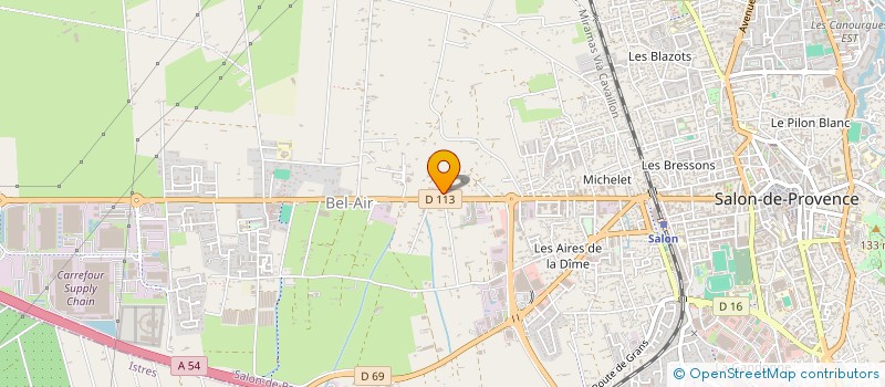 localisation de l'entreprise MONSIEUR MAURICE TRICON  SALON-DE-PROVENCE