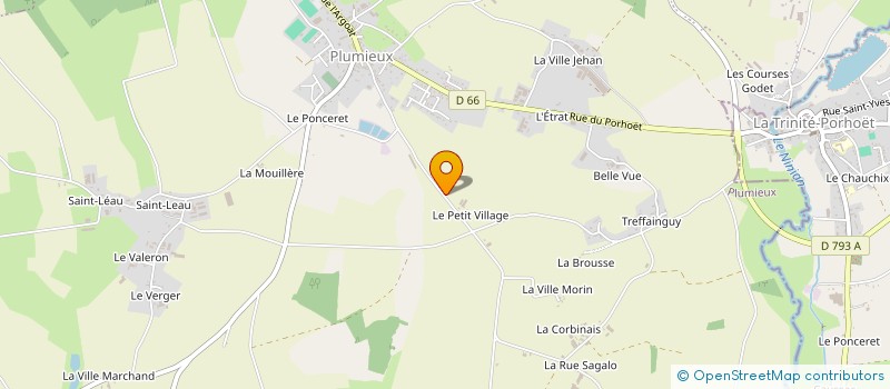 localisation de l'entreprise MONSIEUR MAURICE TRILLARD à PLUMIEUX