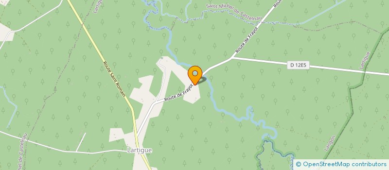 localisation de l'entreprise MONSIEUR MAURICE TRONCHON  LARTIGUE