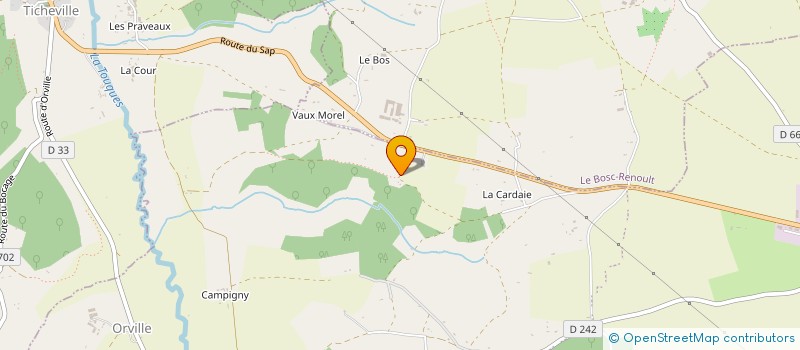 localisation de l'entreprise MONSIEUR MAURICE TRUBLET à SAP-EN-AUGE