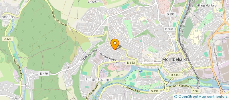 localisation de l'entreprise MONSIEUR MAURICE TRUCHOT à MONTBELIARD