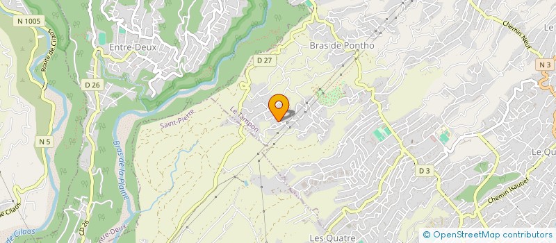 localisation de l'entreprise MONSIEUR MAURICE TURPIN  LE TAMPON